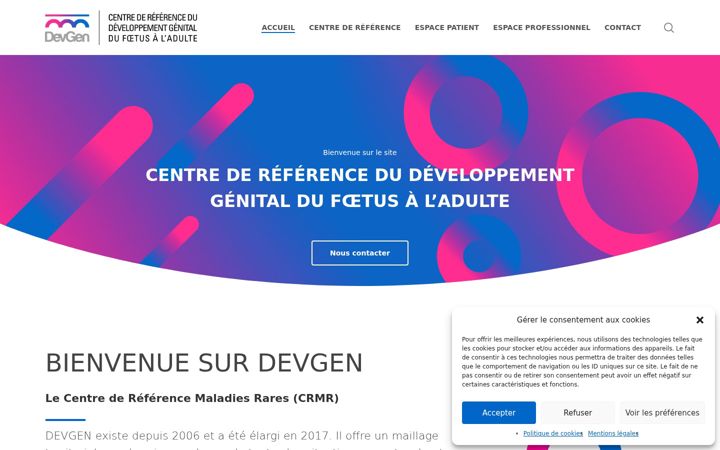 Screenshot of developpement-genital.org