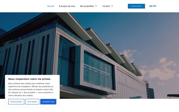 Skärmbild av developpementgb.ca