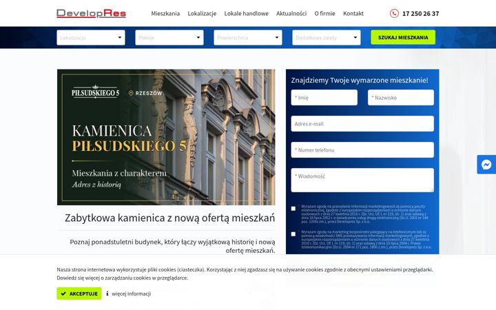 Screenshot of developres.pl