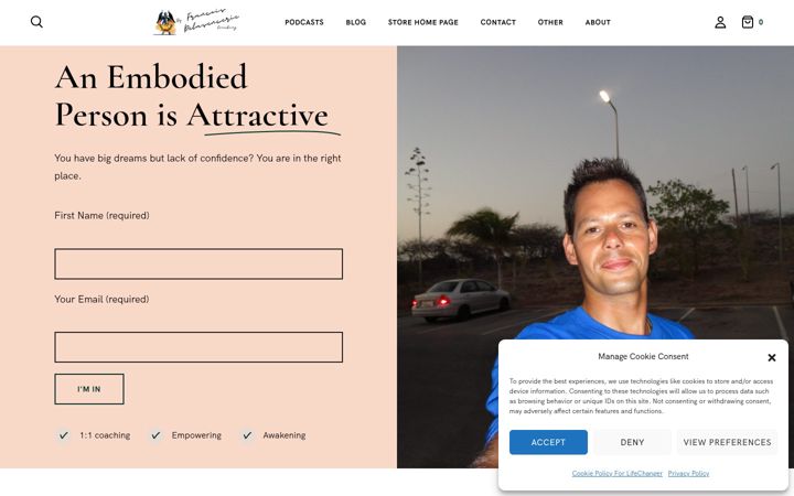 Screenshot of developyoudaily.com