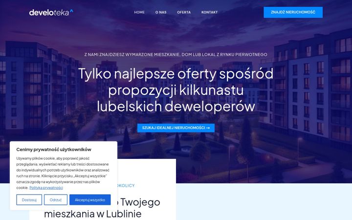 Screenshot ta' develoteka.pl