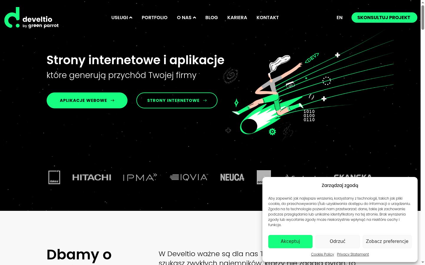 Snímek obrazovky baneru souhlasu zobrazeného před jakoukoli interakcí