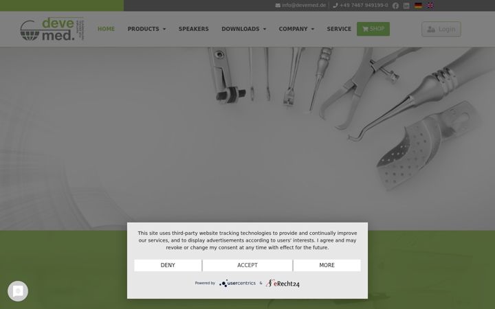 Screenshot of devemed.de