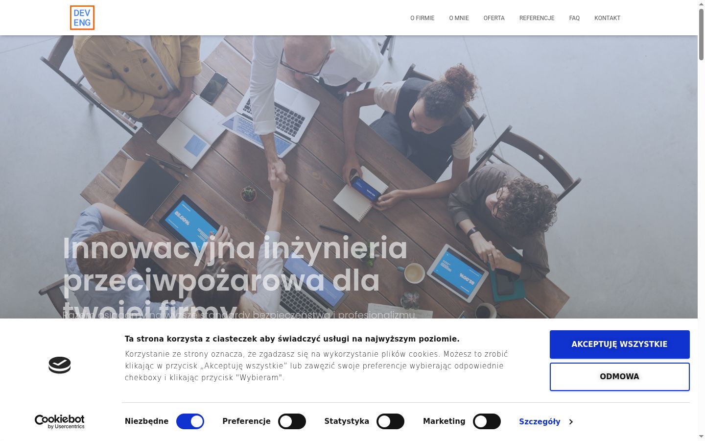 Screenshot tal-banner tal-kunsens muri qabel kwalunkwe interazzjoni