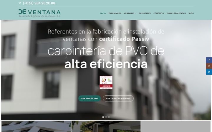 Screenshot of deventana.com