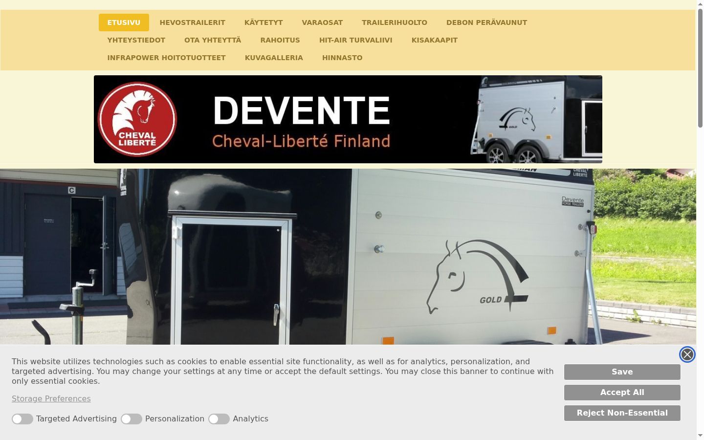 Sutikimo reklamjuostės, rodytos prieš bet kokią sąveiką, ekrano kopija