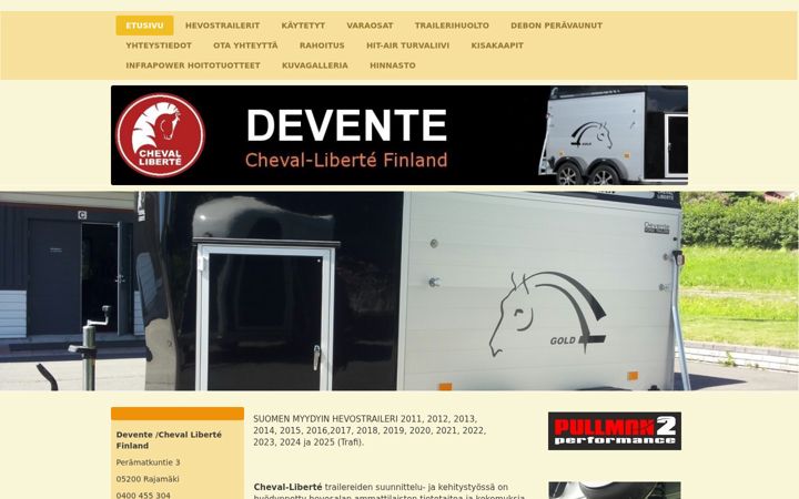 Screenshot di devente.fi