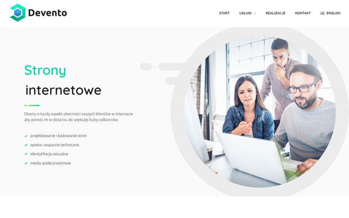 Screenshot ta' devento.pl