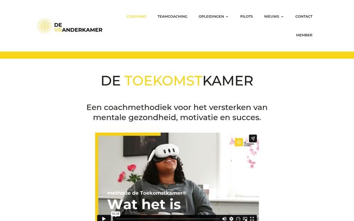 Screenshot of deveranderkamer.nl