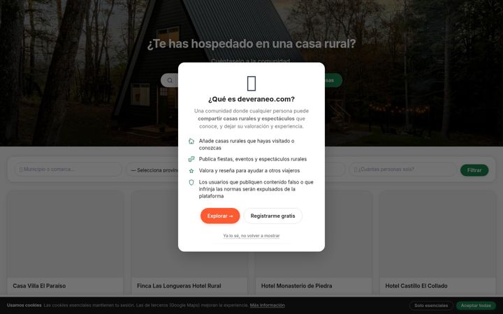Screenshot of deveraneo.com