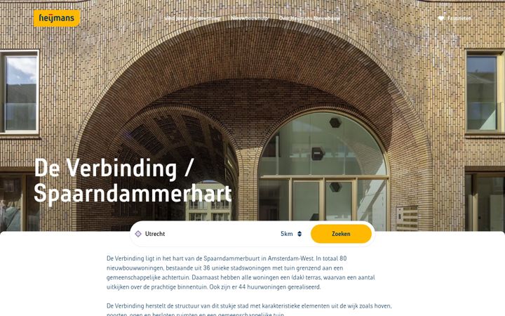 Screenshot of deverbinding-amsterdam.nl