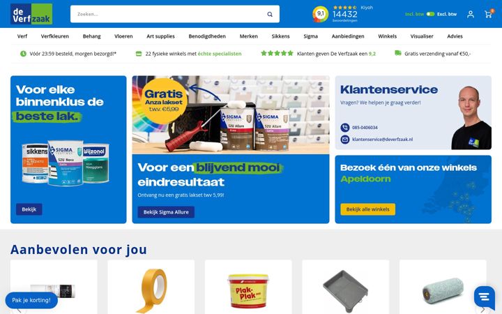 Képernyőkép: deverfzaak.nl