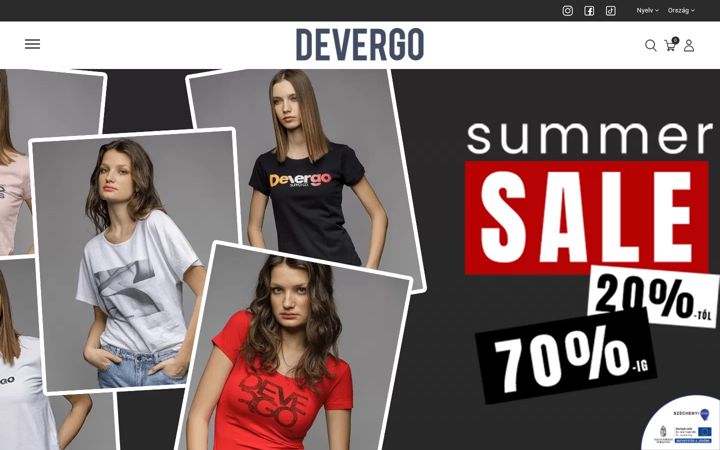 Screenshot of devergo.hu