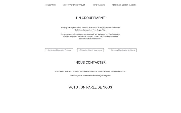 Screenshot of deverny.com