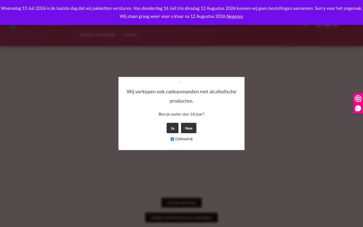 Screenshot of deverrassingsmand.nl