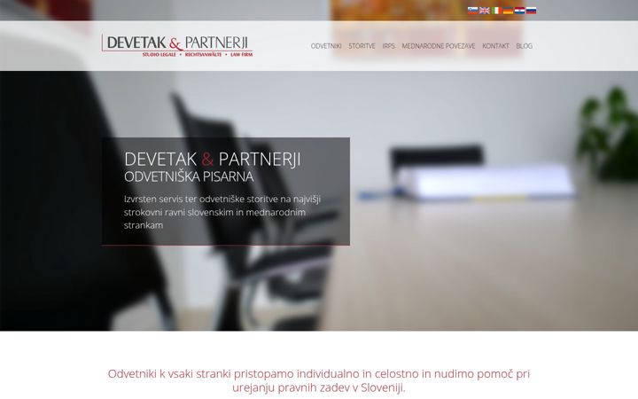 Screenshot ta' devetak.si