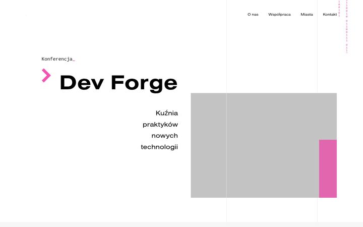 Ekrano kopija devforge.it
