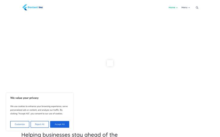 Screenshot of deviantincorporated.com