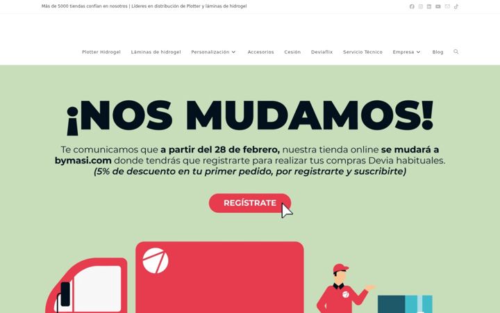 Screenshot ta' deviaspain.es