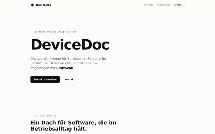 Ekrānuzņēmums no devicedoc.de