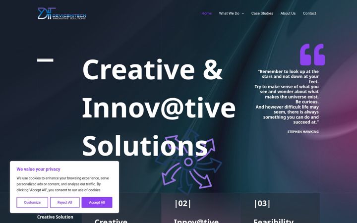 Screenshot of devicehitech.ch