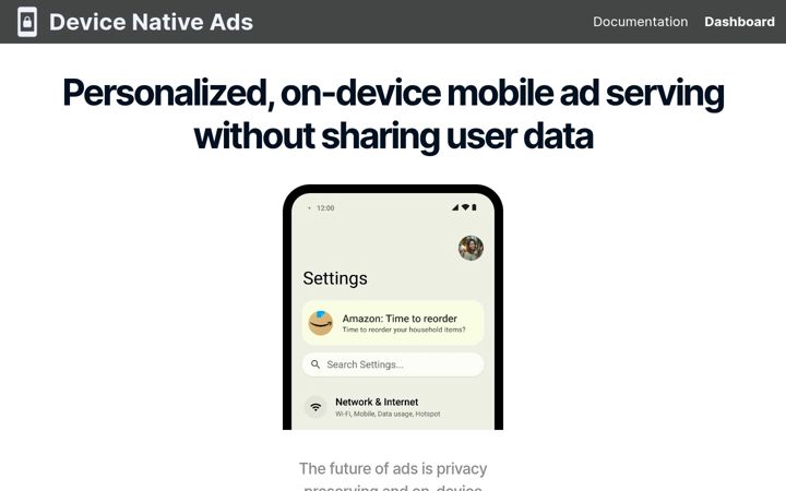 Screenshot von devicenative.com