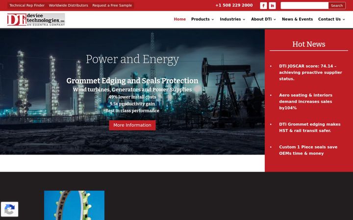 Screenshot of devicetech.com