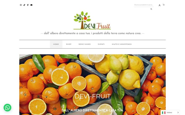 Screenshot of devifruit.it