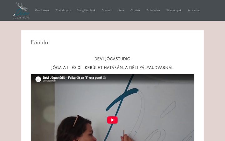 Screenshot of devijoga.hu