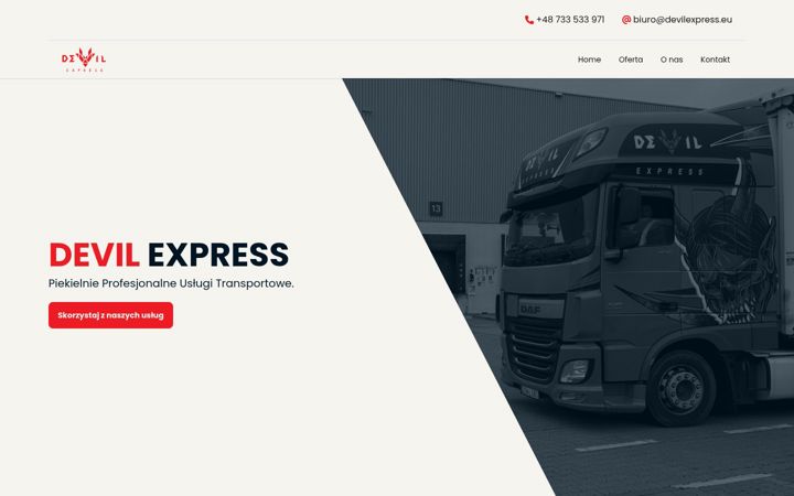Screenshot of devilexpress.eu
