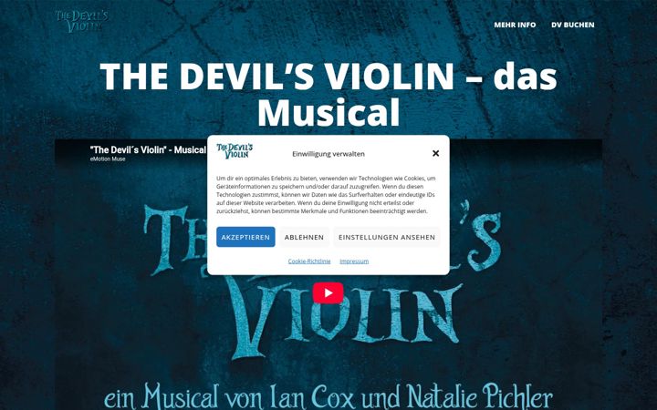 Ekrānuzņēmums no devils-violin.de
