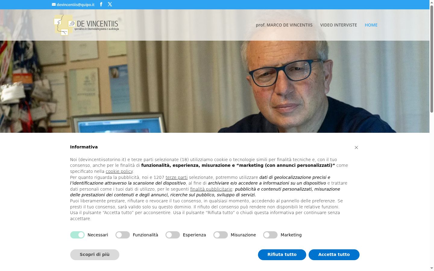 Snímka obrazovky banera súhlasu zobrazeného pred akoukoľvek interakciou
