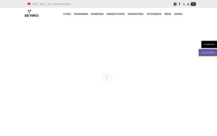 Screenshot of devinci.fr