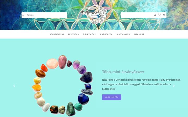 Screenshot of devincsi.hu