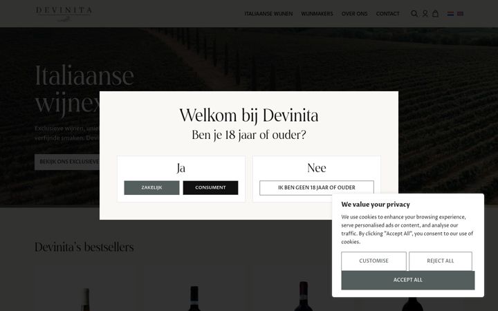 Képernyőkép: devinita.nl