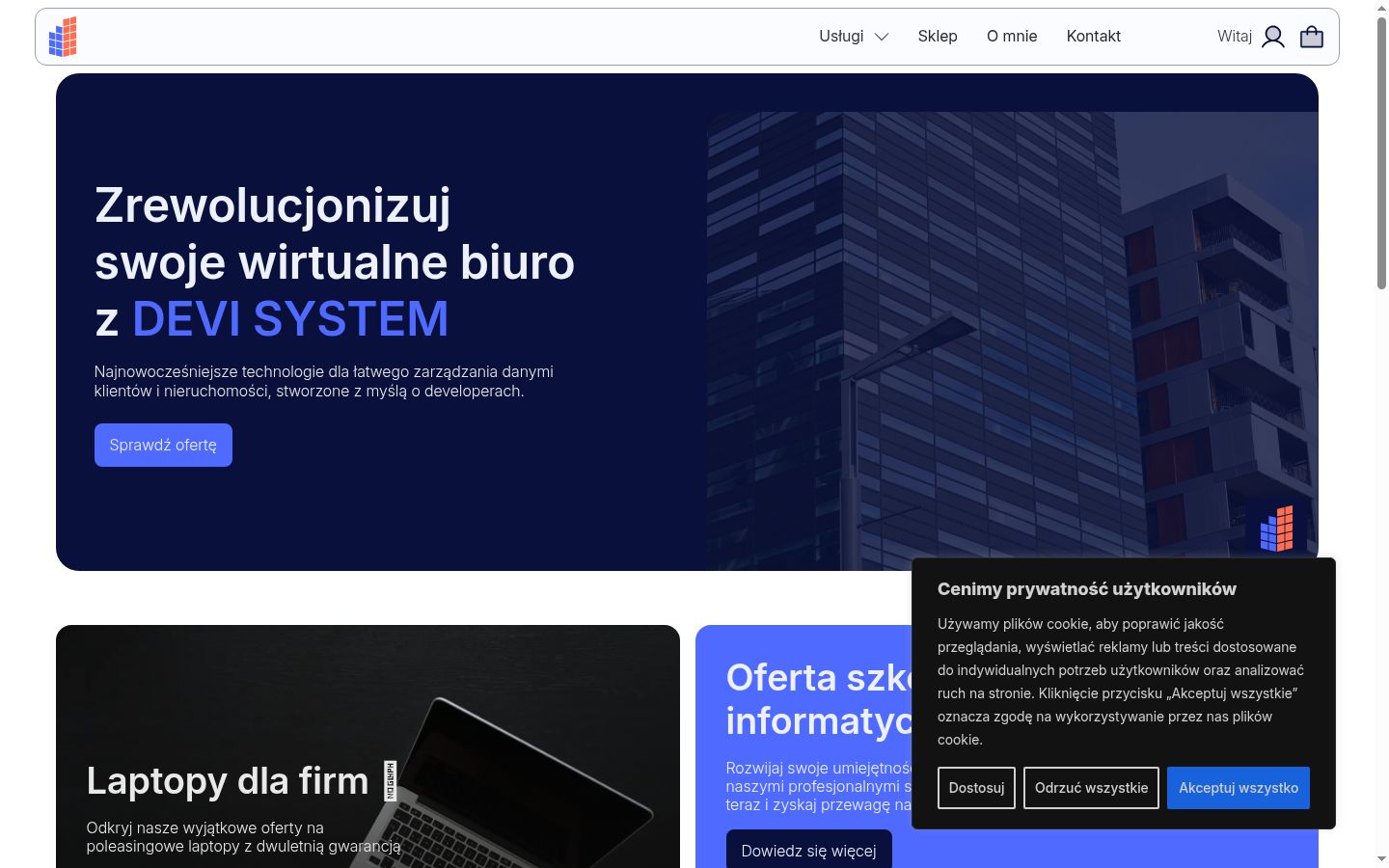 Screenshot tal-banner tal-kunsens muri qabel kwalunkwe interazzjoni