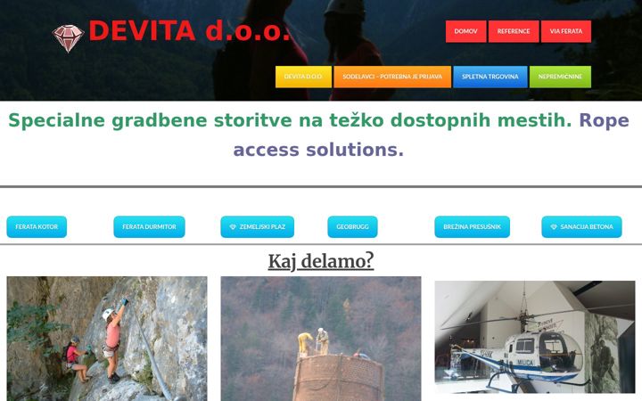 Screenshot ta' devita.si