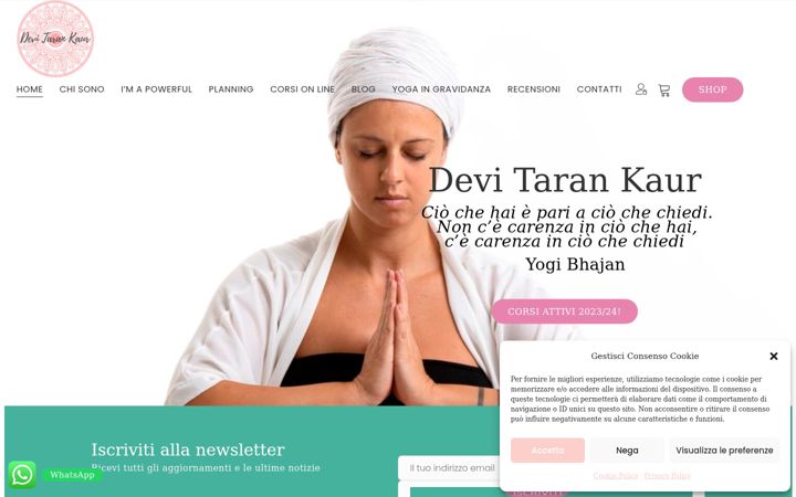Snímek obrazovky devitarankaur.it