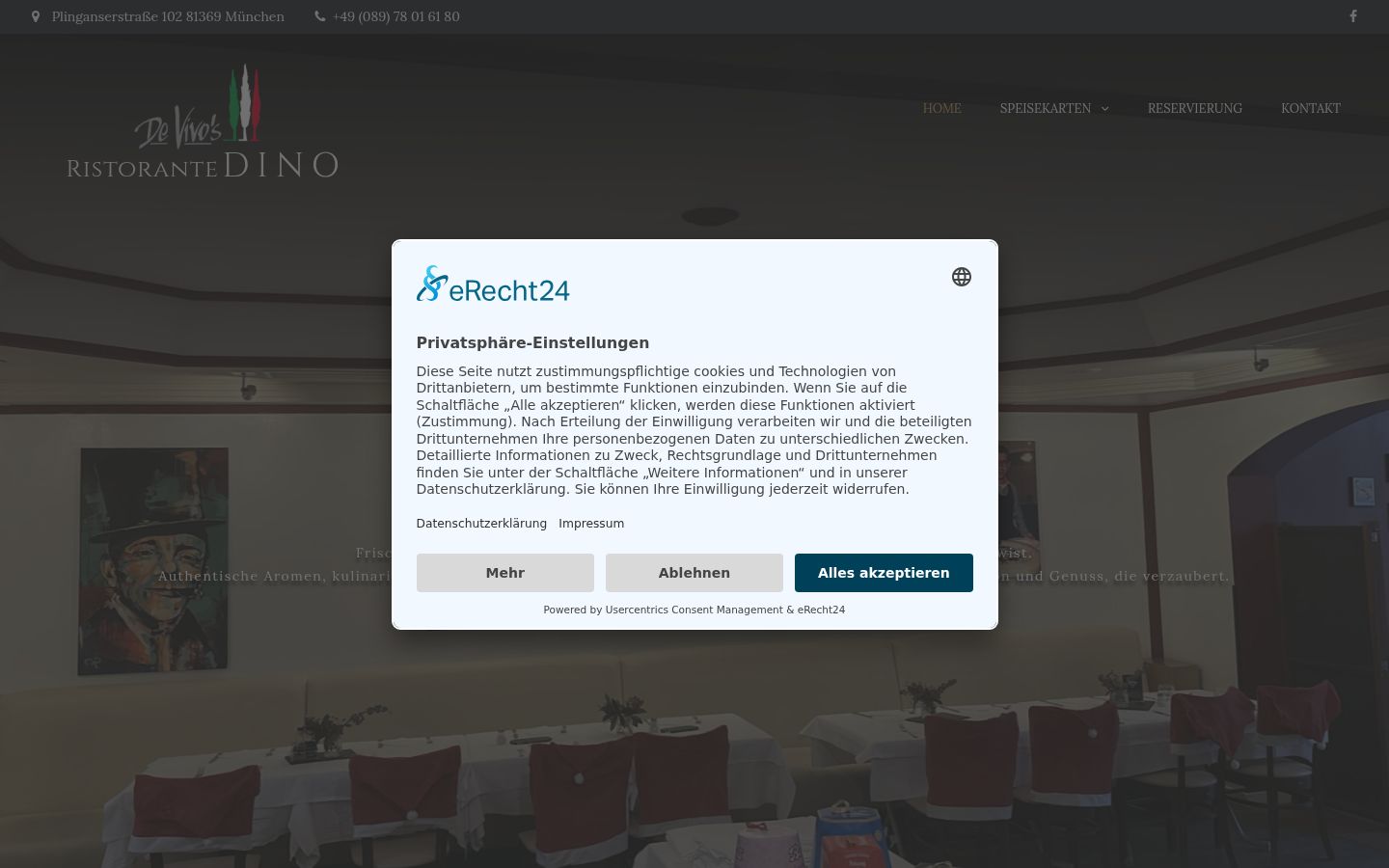 Snímka obrazovky banera súhlasu zobrazeného pred akoukoľvek interakciou