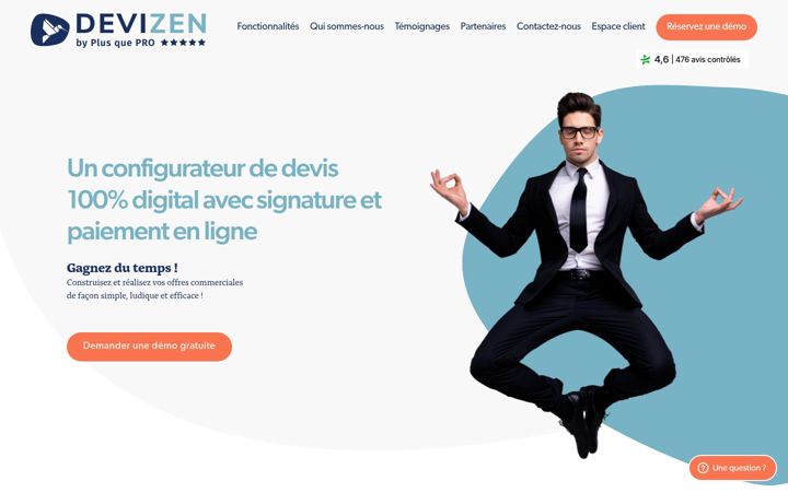 Screenshot of devizen.fr