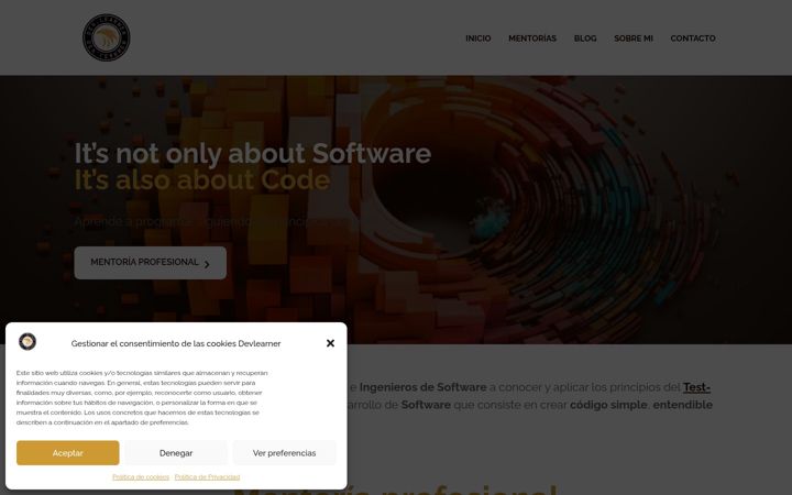 Screenshot of devlearner.com
