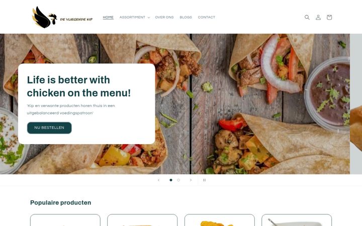 Screenshot of devliegendekip.com