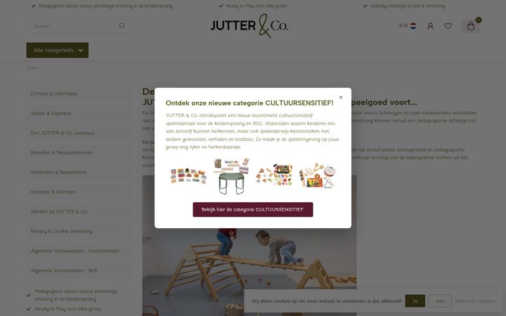 Screenshot of devlinderhoutenspeelgoed.nl