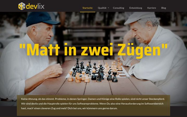 Ekrānuzņēmums no devlix.de