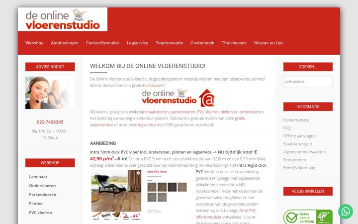 Képernyőkép: devloerenstudio.nl