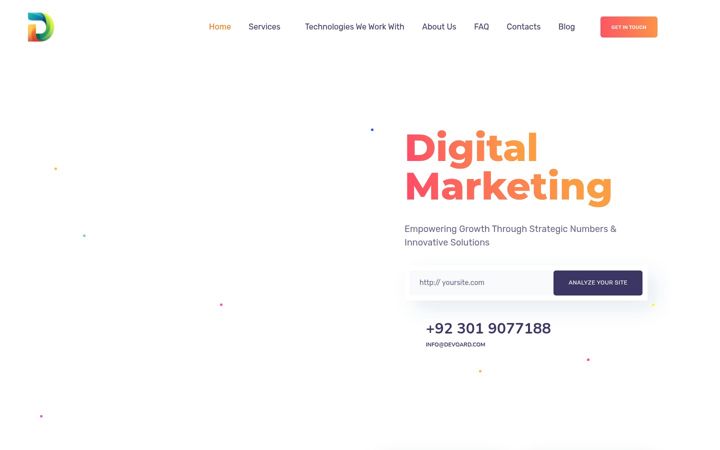 Screenshot of devoard.com
