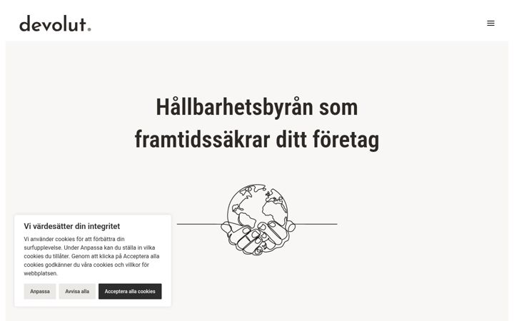 Screenshot di devolut.se