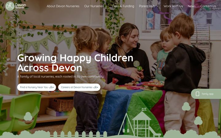 Screenshot of devon-nurseries.com