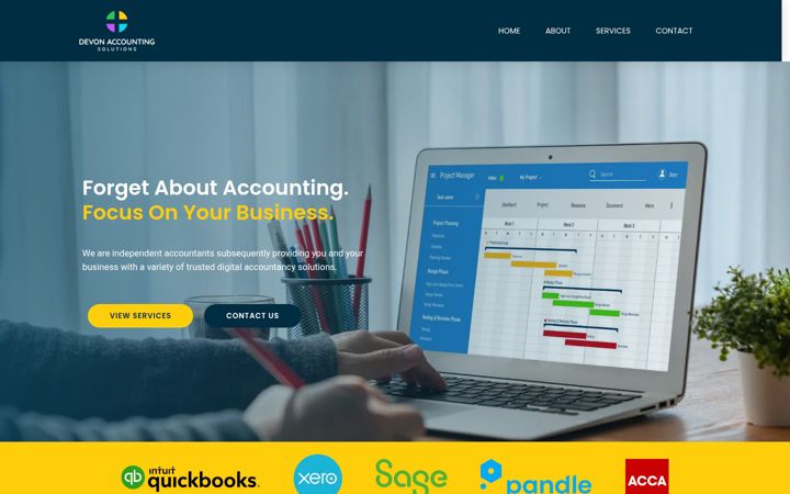 Screenshot of devonaccounting.co.uk