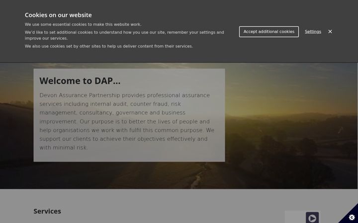 Screenshot of devonassurance.gov.uk